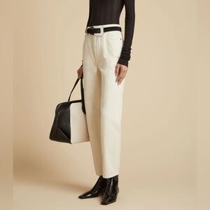 Khaite Abigail Jeans Ivory
